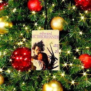 Edward Scissorhands VHS Handcrafted Christmas Ornaments